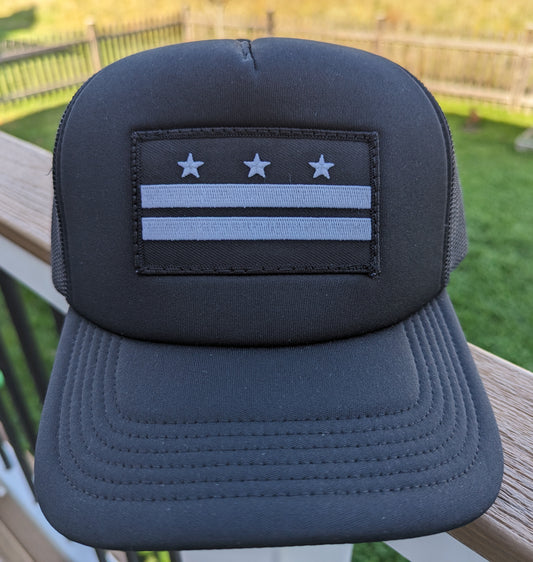 Washington DC Flag - Glow in the Dark Foam Trucker Hat