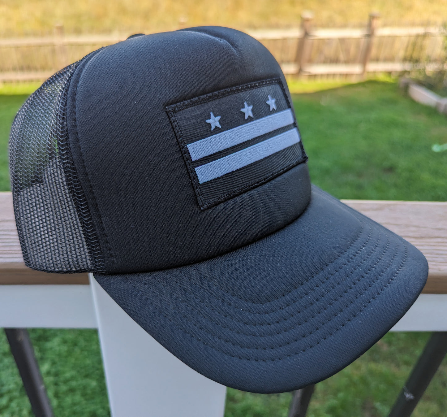 Washington DC Flag - Glow in the Dark Foam Trucker Hat