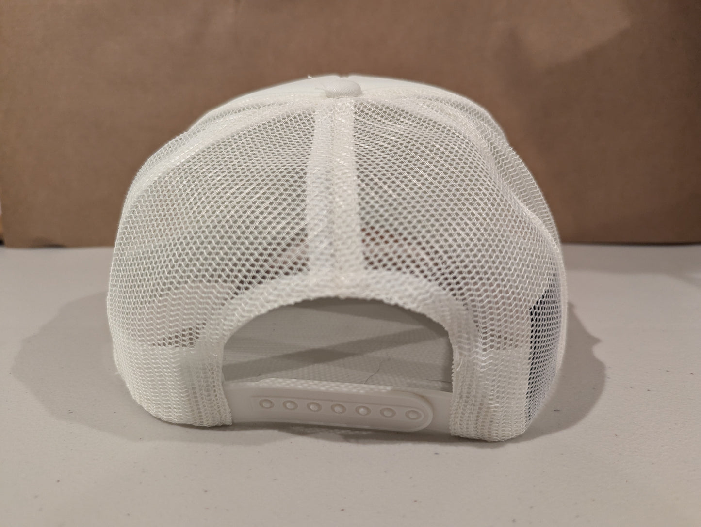 Washington DC Flag Foam Patch Hat - White