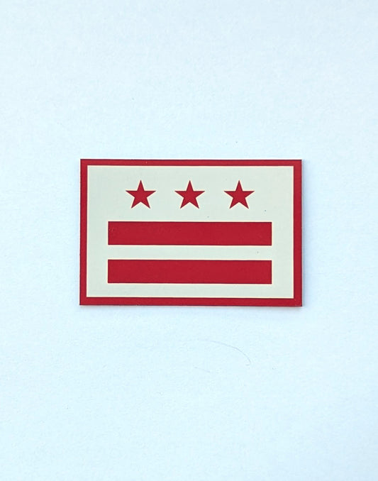 Washington DC Flag Bumper Magnet