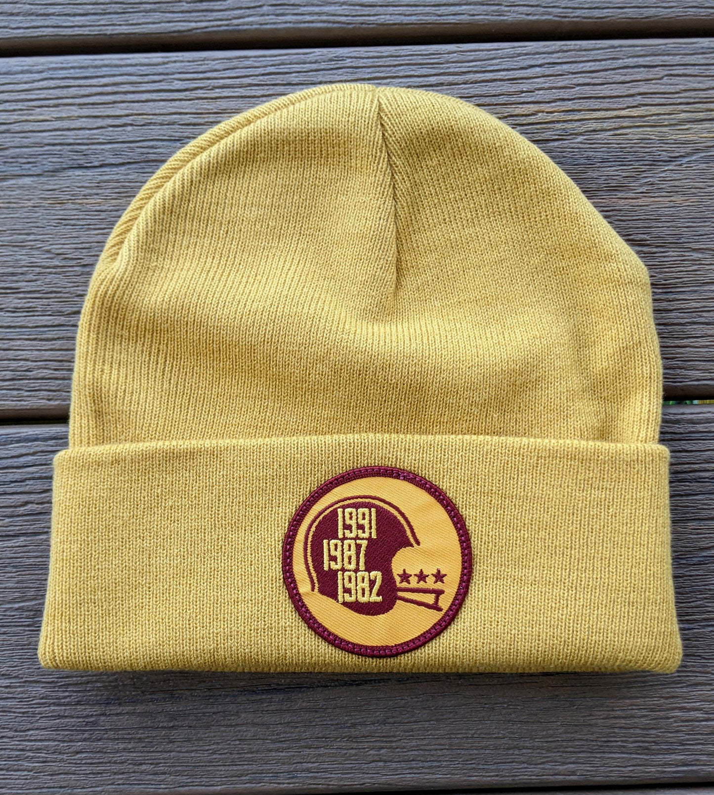 Washington DC Glory Years Light-weight Beanie Hat - Gold