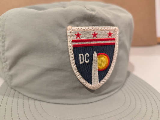 Washington DC Monument Surf Patch Hat Grey