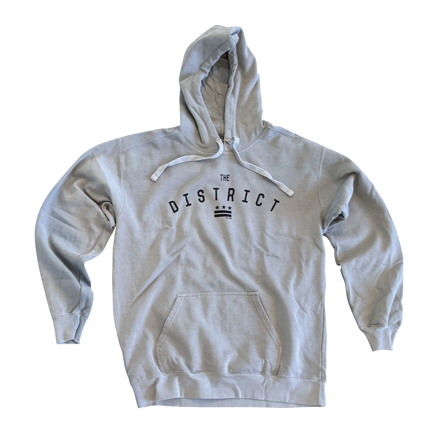 The District - Heavy Weight Hoodie Sweatshirt Grey