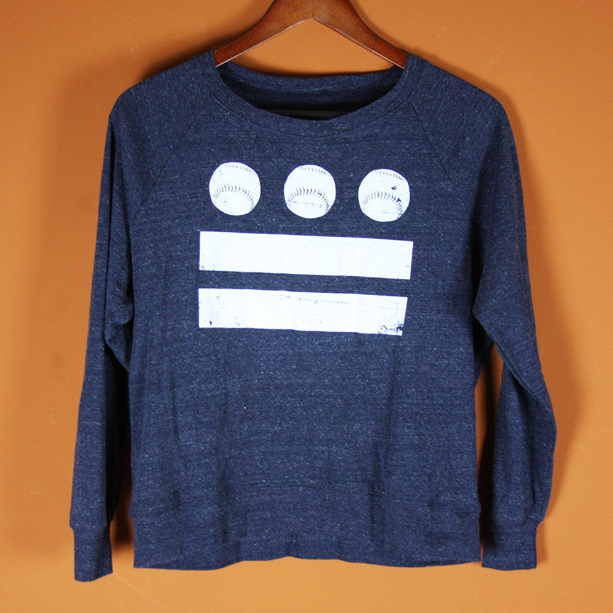 DC Baseball Flag Ladies Raglan