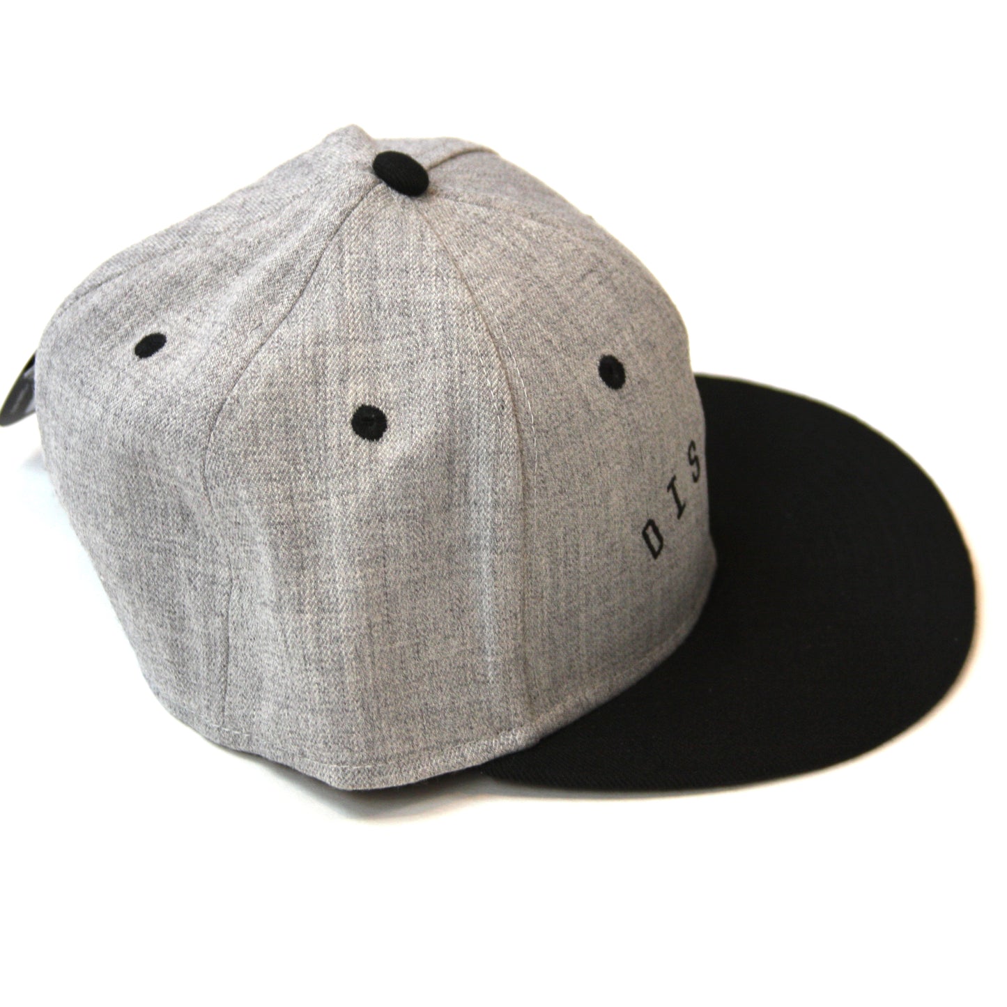 Washington DC "The District" Grey Fitted Flat Brim Hat