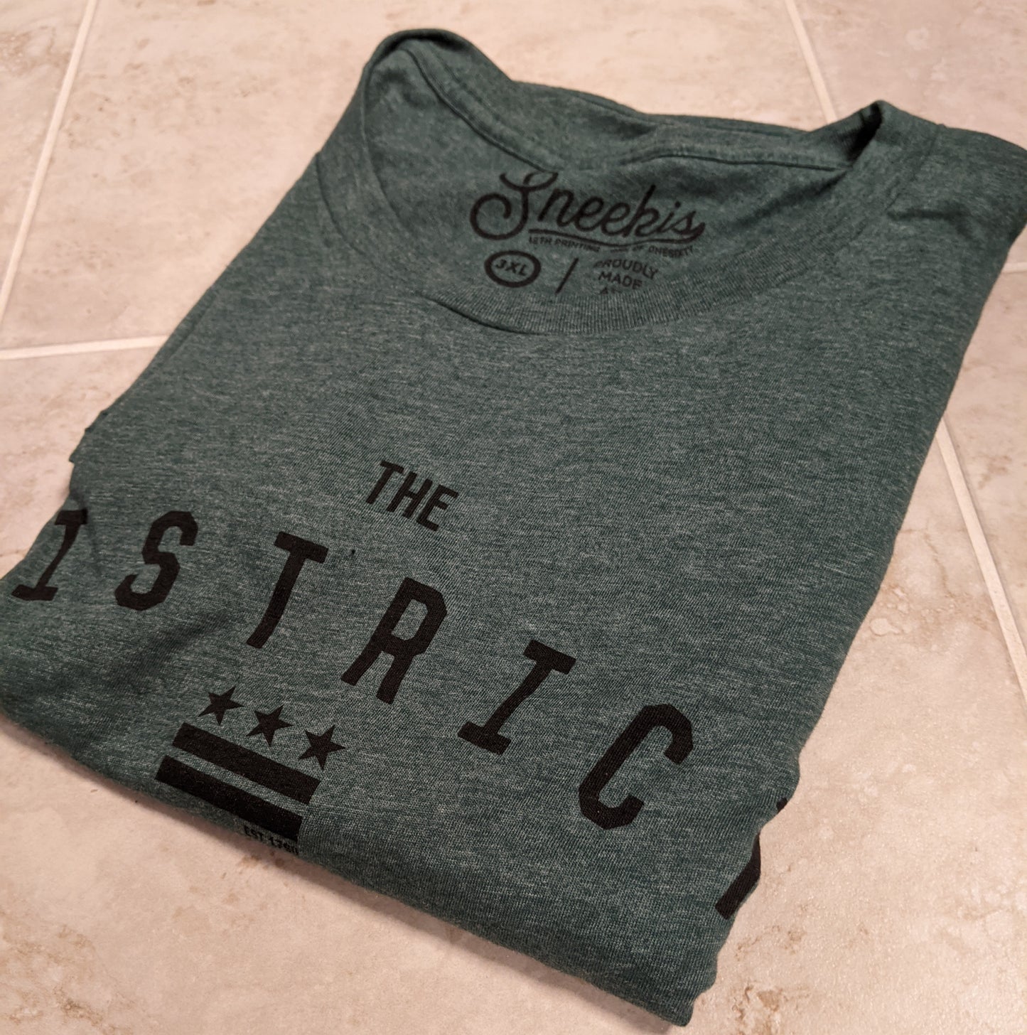 The District - Washington DC Shirt - Pine Green