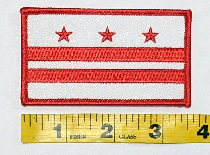 Washington DC Flag Patch Pack