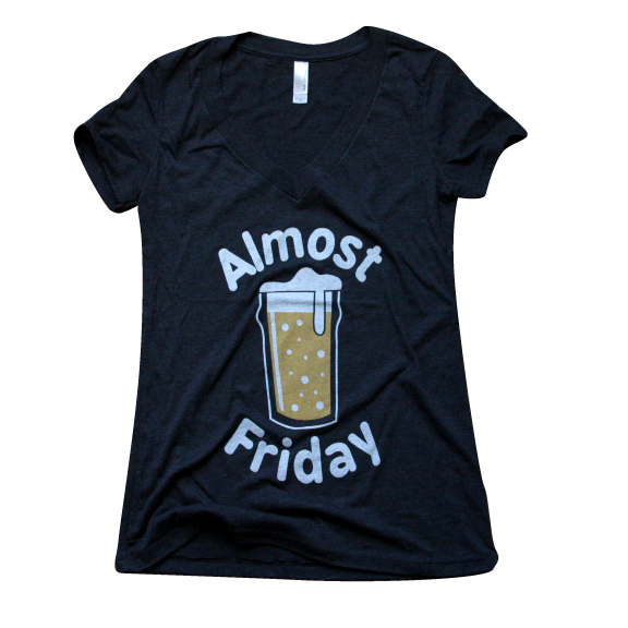 Almost Friday Ladies V-Neck