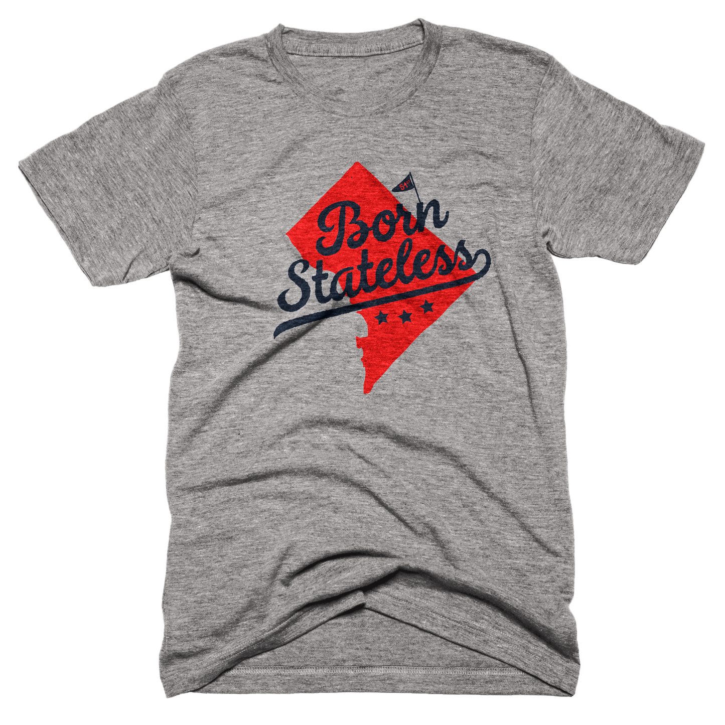 Born Stateless Washington DC Shirt