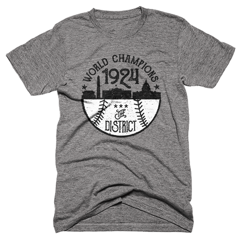 Washington DC baseball shirt