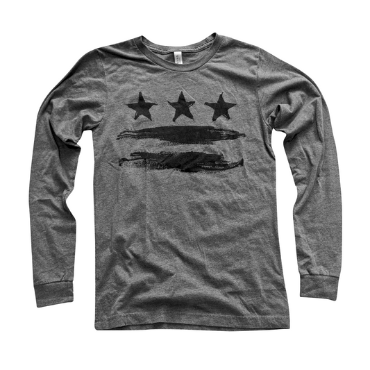 Washington DC FLAG T-Shirt Long Sleeve