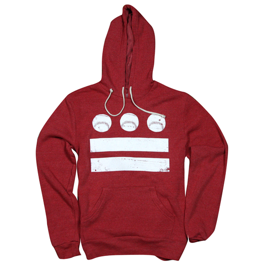 Washington DC baseball Flag Hoodie