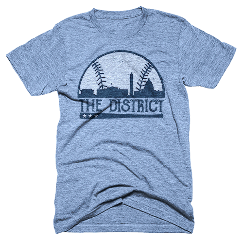 Washington DC baseball shirt