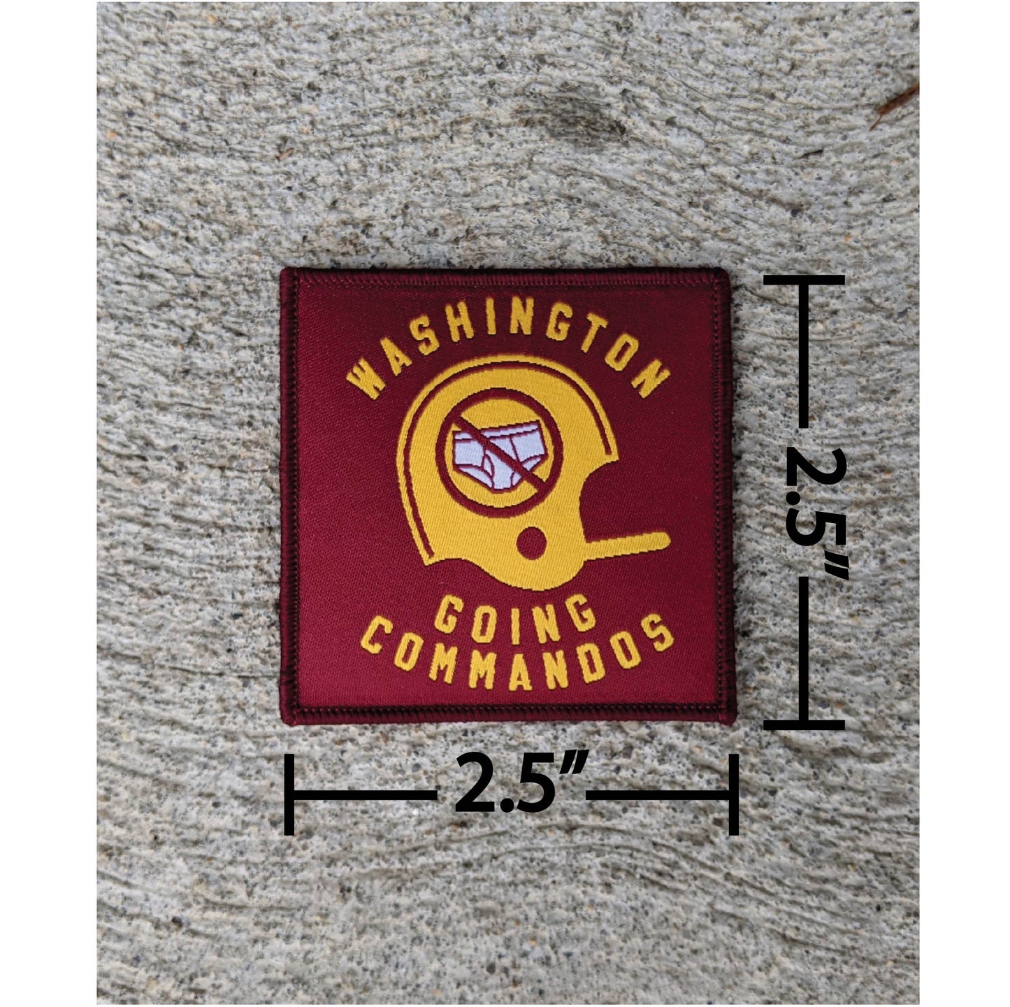 Washington Going Commandos Football Patch