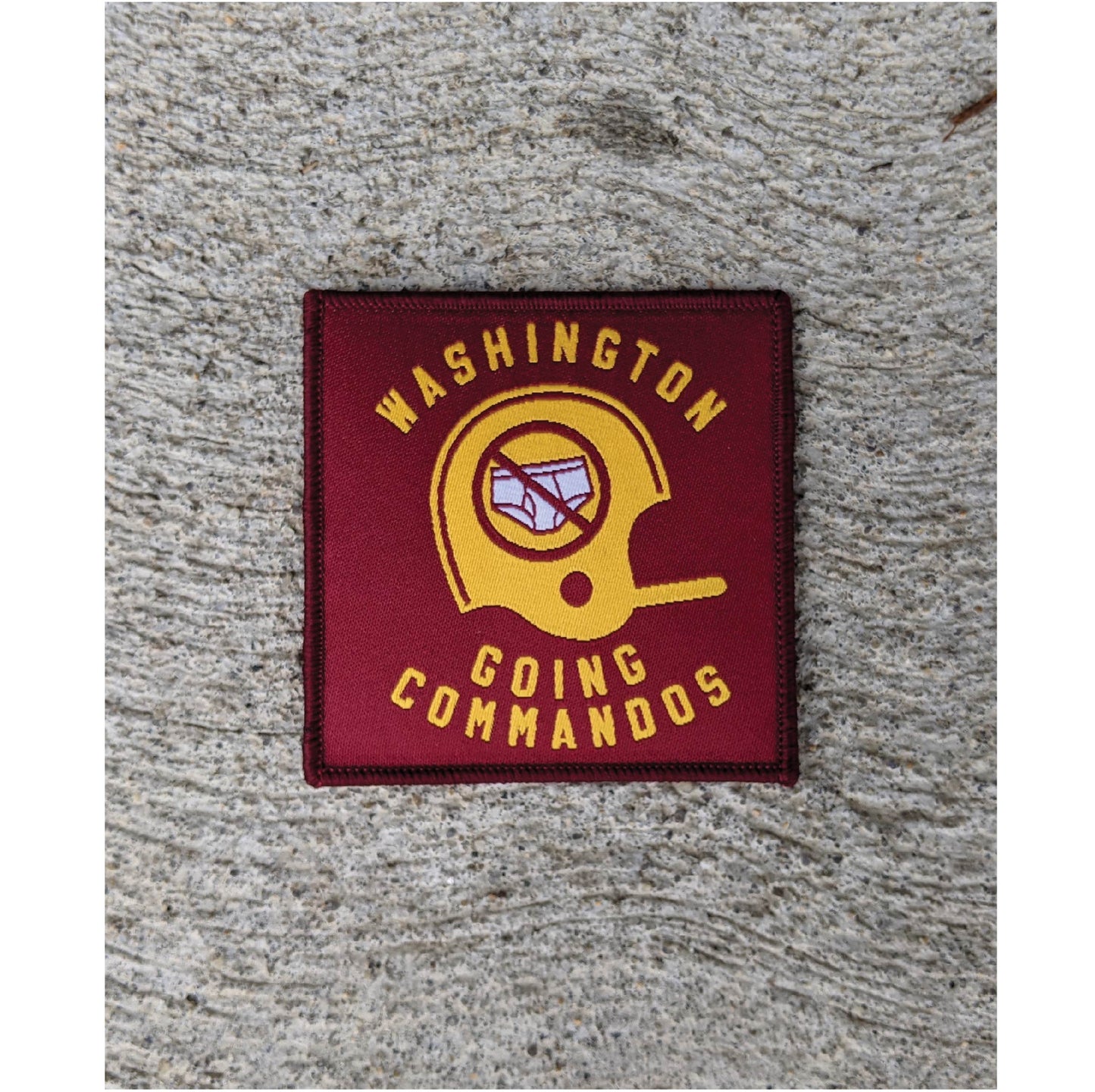 Washington Going Commandos Football Patch