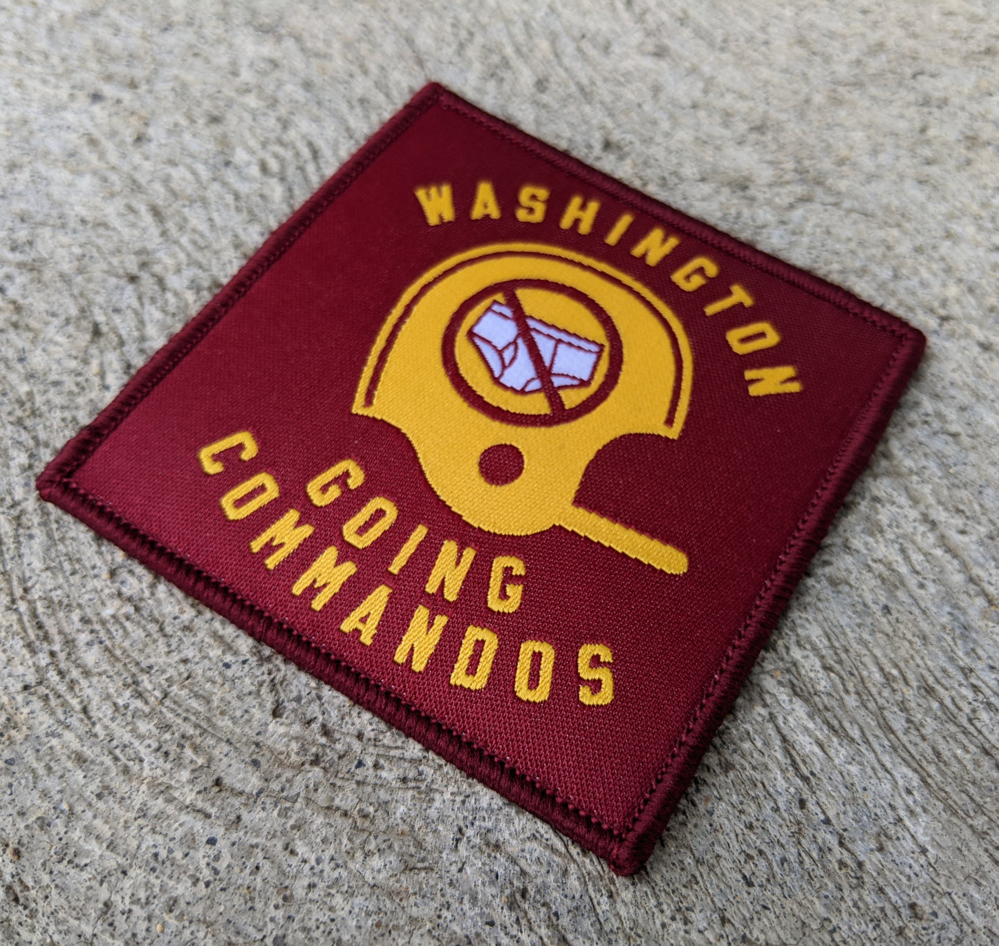 Washington Going Commandos Football Patch