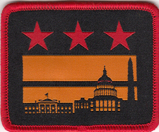 Washington DC Sunset flag Patch
