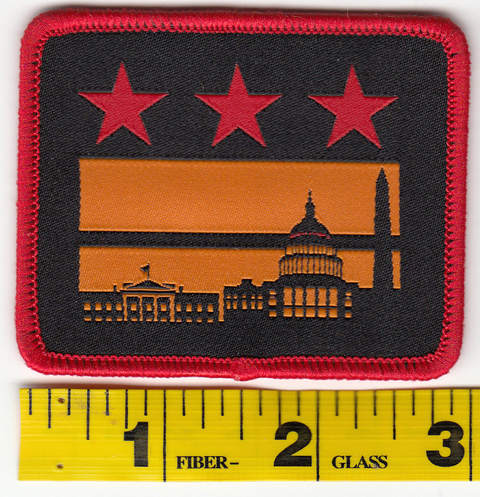 Washington DC Sunset flag Patch