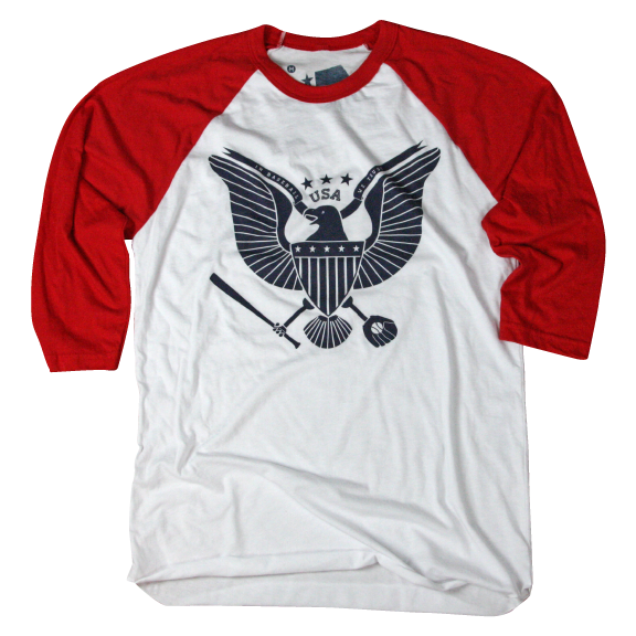 USA baseball Raglan shirt