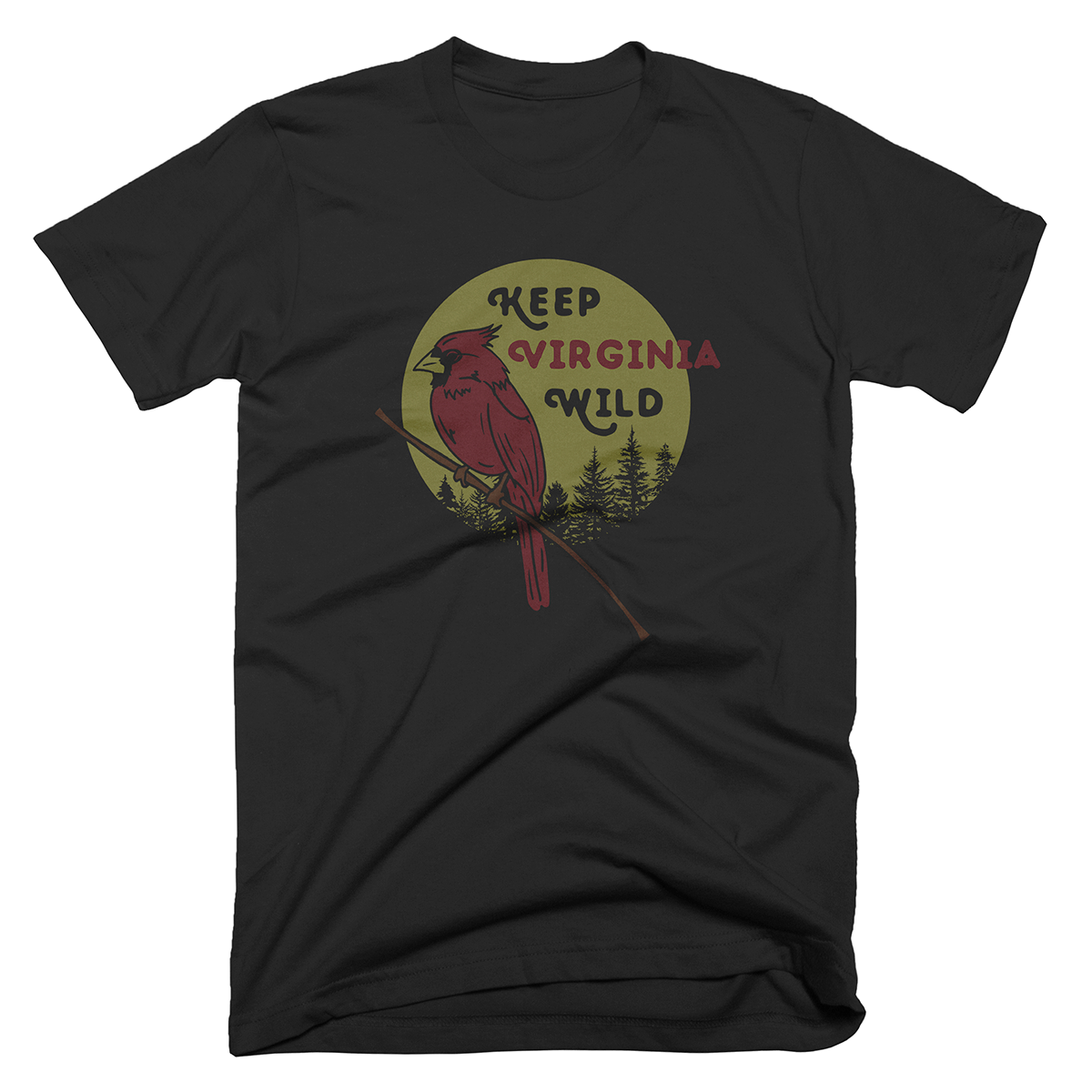 Keep Virginia Wild Cardinal Shirt