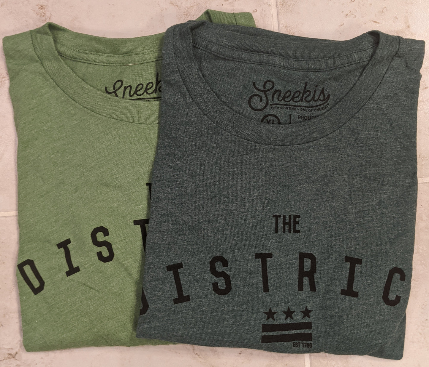 The District - Washington DC Shirt - Pine Green