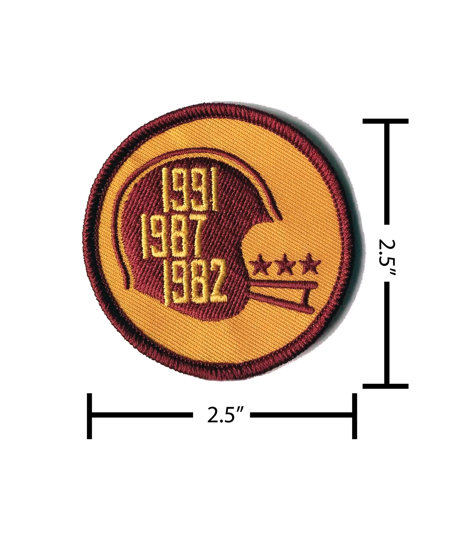 Washington DC Football Glory Years Patch