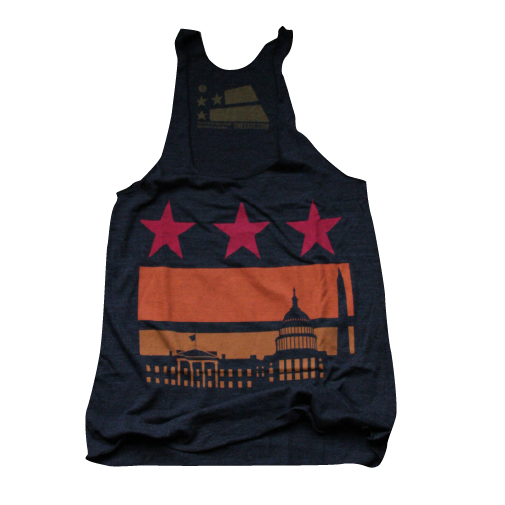 Washington DC 202 flag shirt