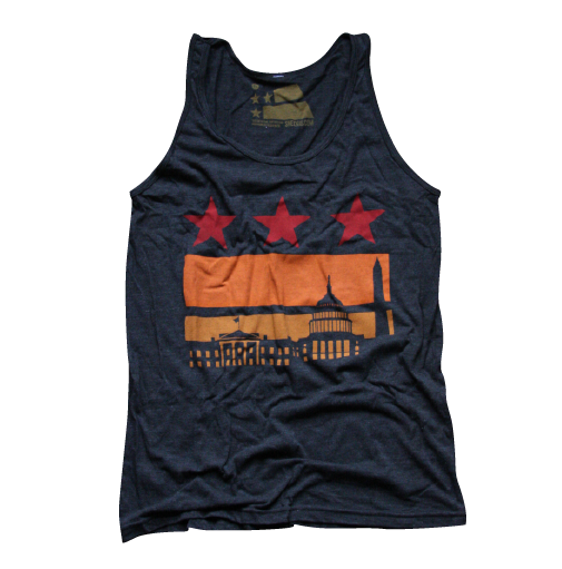 Washington DC flag shirt