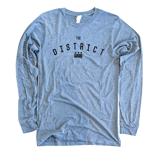 The District - Washington DC Shirt - Blue Long Sleeve