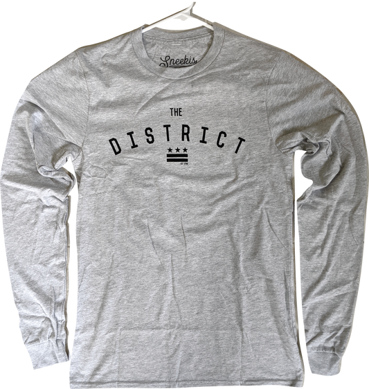 The District - Long Sleeve Tee - Steel Green