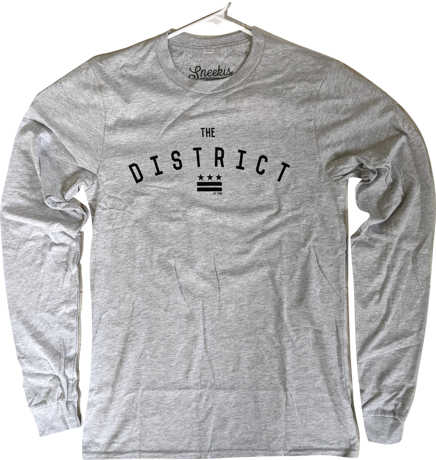 The District - Long Sleeve Tee - Steel Green