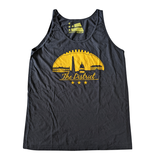 Washington DC Football City (Black) Tank Top