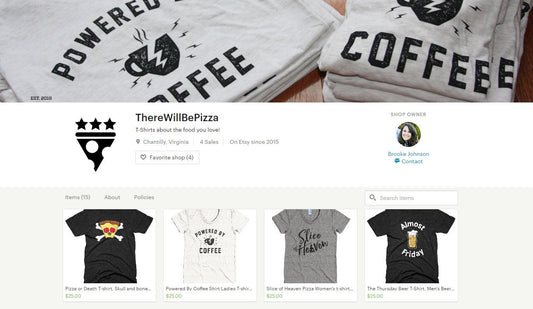New "There Will Be Pizza" Shop