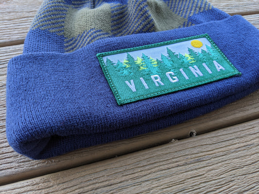 Virginia Winter Plaid Pom Hat - Preorder