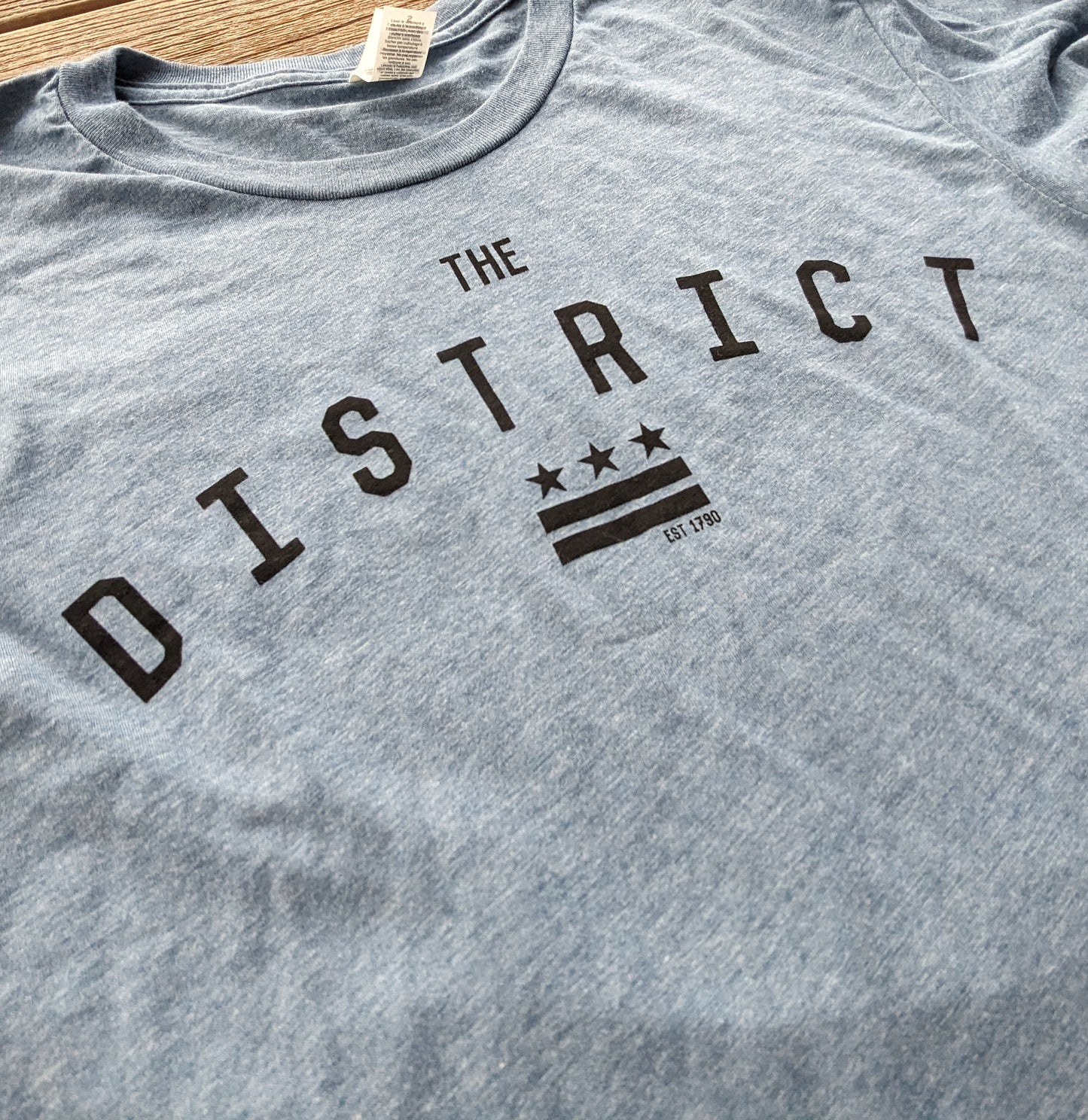 The District - Washington DC Shirt - Blue Long Sleeve