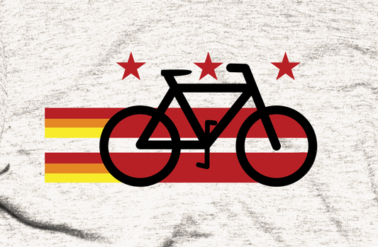 Washington DC Bike Flag Shirt