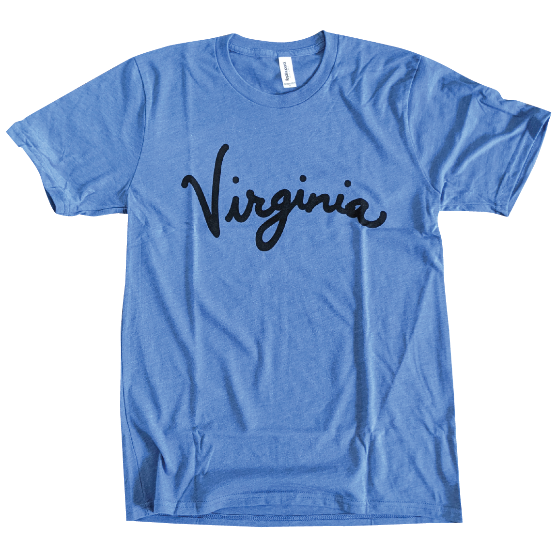 Virginia Script Shirt - Blue – Sneekis