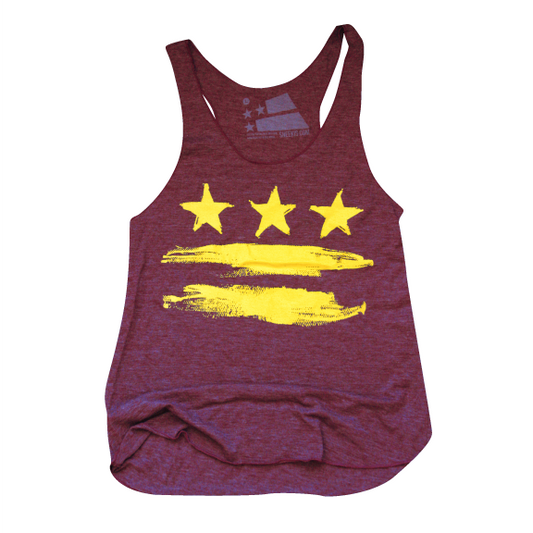 DC Burgundy & Gold Flag Tank