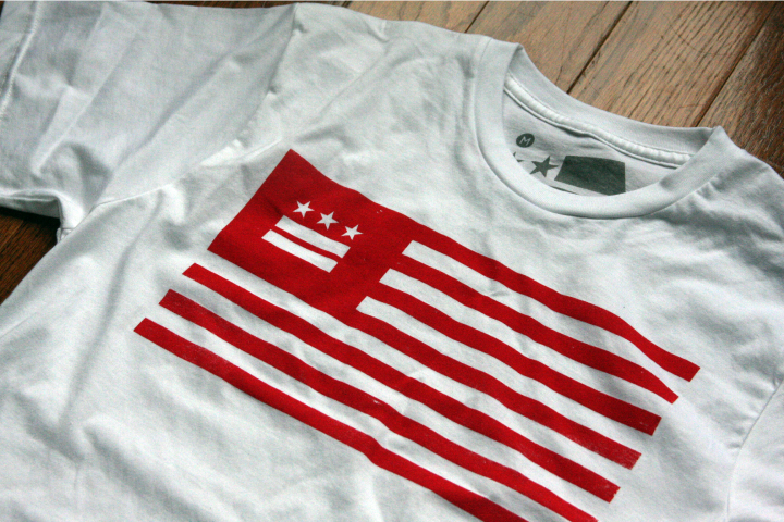 Washington DC USA Flag Shirt