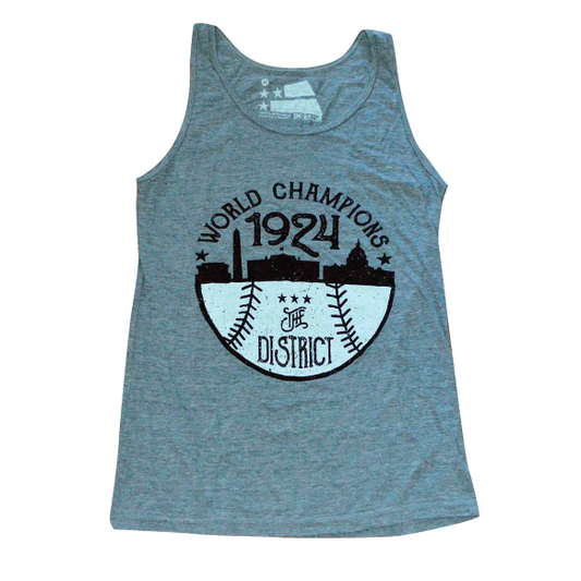 Washington DC 1924 Baseball Flag Tank Top
