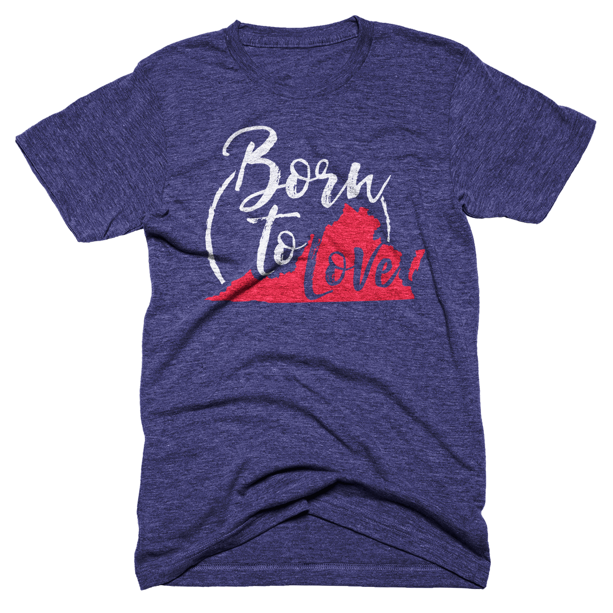 Virginia Born to Love T-Shirt (Indigo)