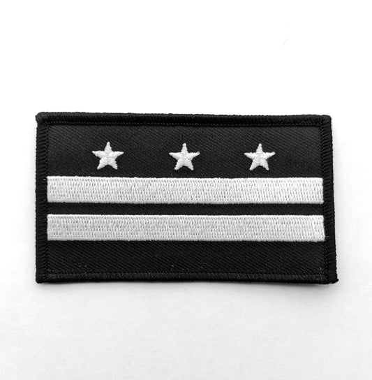 Washington DC Flag Patch Glow In The Dark Version