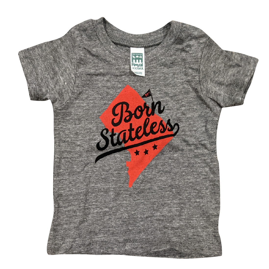 Washington DC Born Stateless Baby Toddler T-shirt