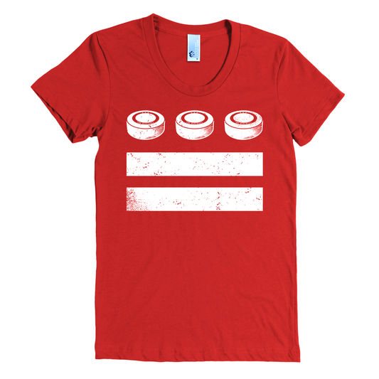 Washington DC Hockey Flag Shirt - Women's Shirt