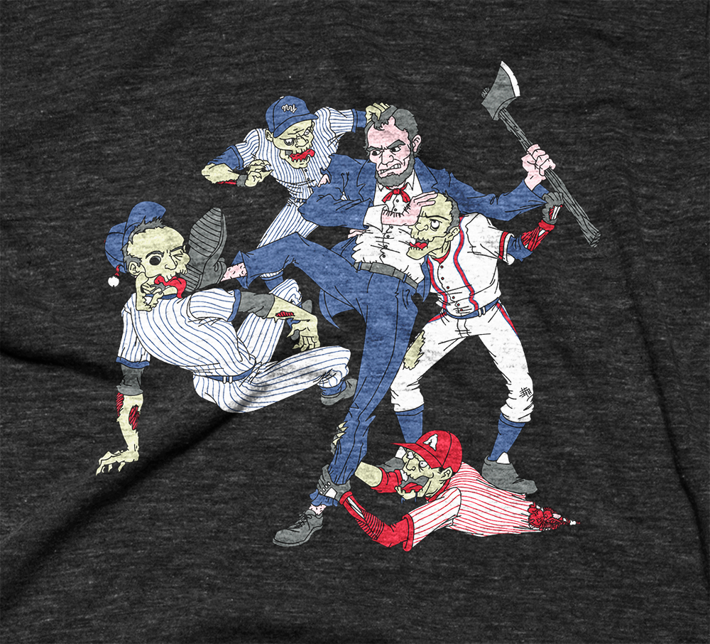 Lincoln vs Zombies T-shirt