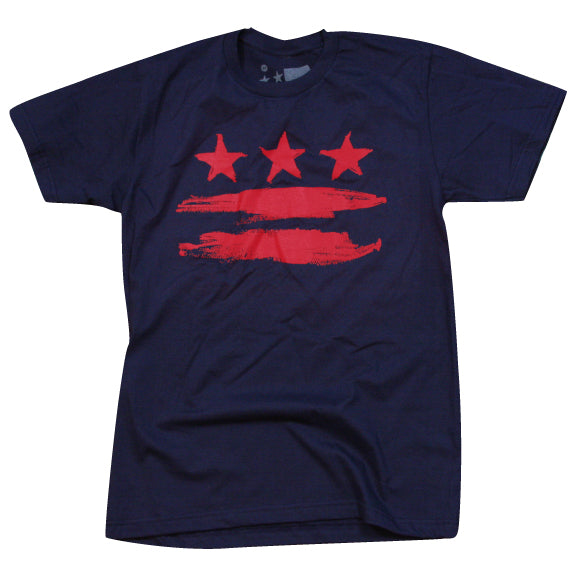 Navy & Red Washington DC FLAG T-Shirt