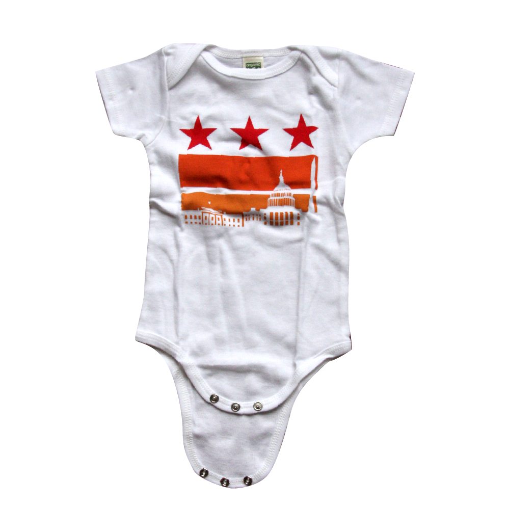 Washington DC flag Onesie