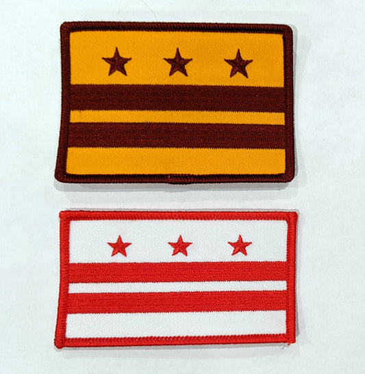 Washington DC Flag Patch Pack