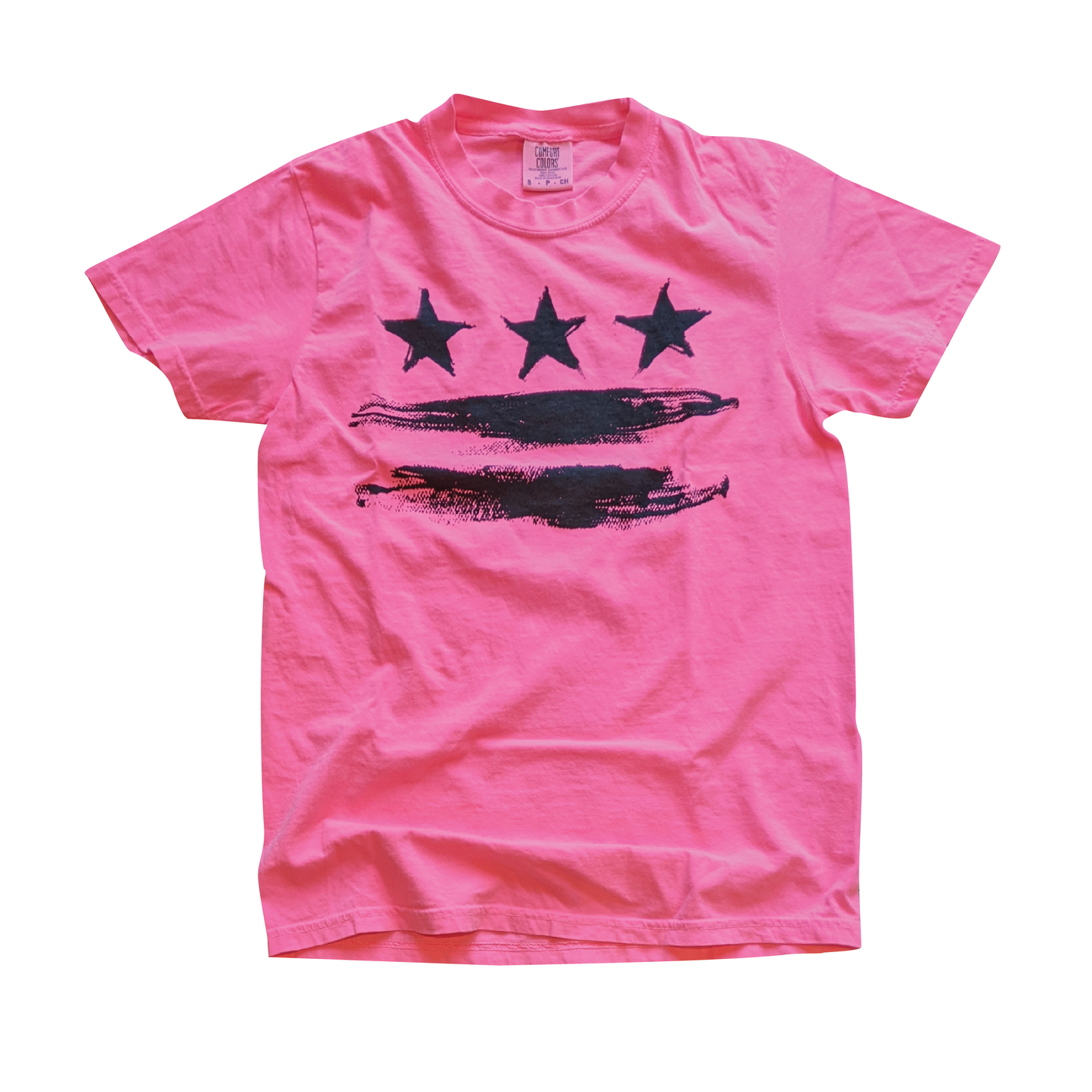 Hot Pink & Black DC Flag - Limited Edition Thick T-shirt