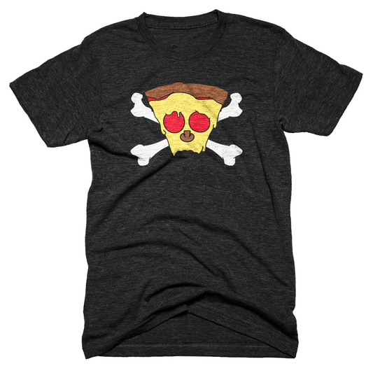 Skull and Bones Pizza T-shirt